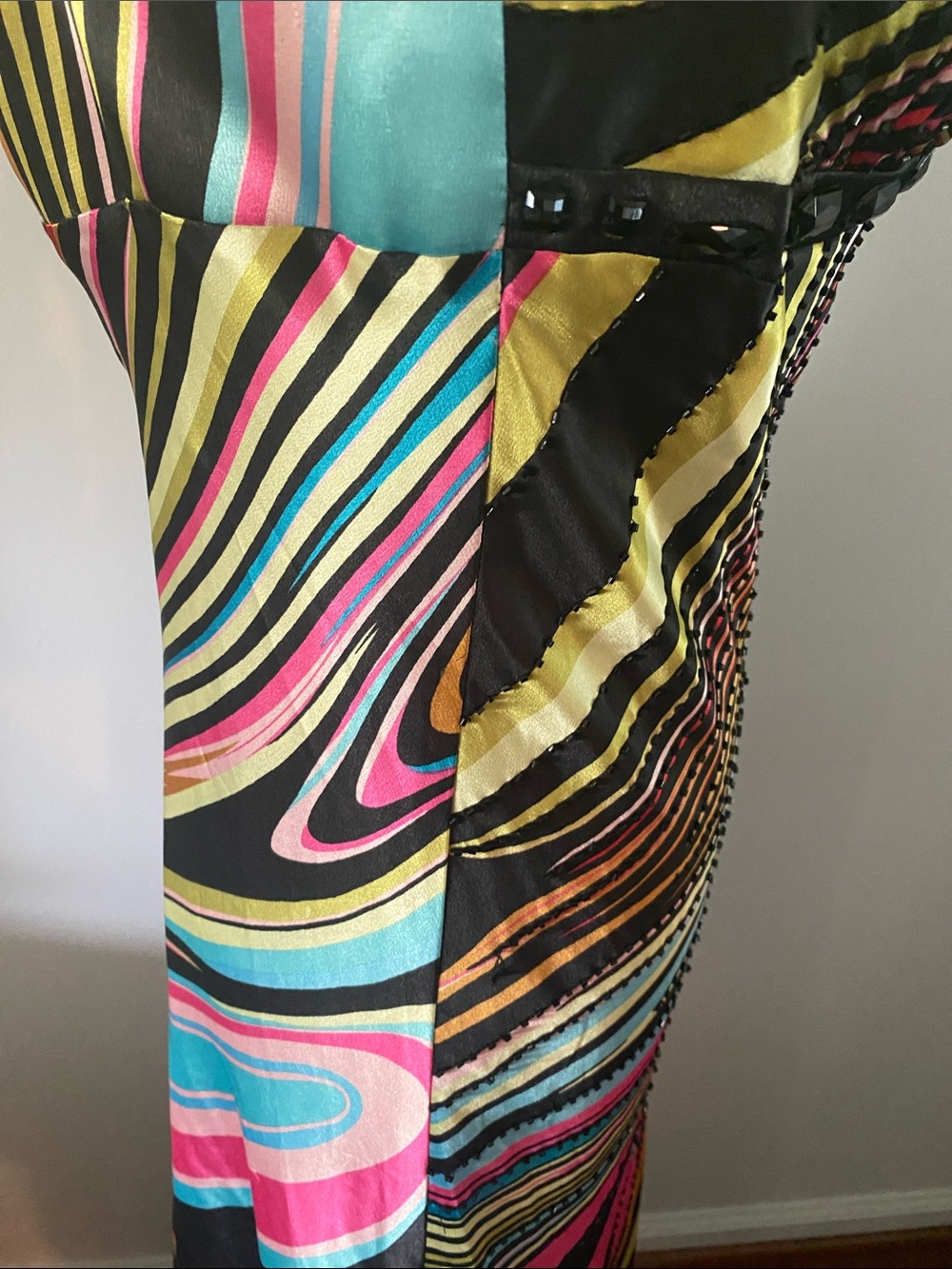 Dave & Johnny size 10 abstract formal party dress - Picture 6 of 9